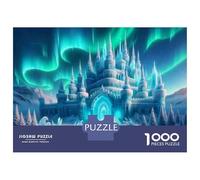 Jigsaw Puzzle for Teenagers 1000 Pieces Frosty Winter Castle Jigsaw Puzzle Relax Games Difficult Hard Difficult And Challenge 38x26cm/1000pcs