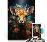 Jigsaw Puzzle for teenagers 1000 Pieces Giraffe in paradise garden Analyse und Logik Einzigartige Wohndekoration und Geschenke75x50cm