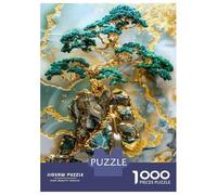 Jigsaw Puzzle for Teenagers 1000 Pieces Golden Tree of Harmony Art Jigsaws for Adults Hands-on Game Wall Art Unique Gifts for Birthday And Christmas 38x26cm/1000pcs