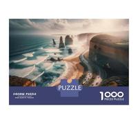 Jigsaw Puzzle for Teenagers 1000 Pieces Great Ocean Road Scenic Drive Jigsaw Puzzle Relax Games Difficult Hard Difficult And Challenge 38x26cm/1000pcs