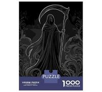 Jigsaw Puzzle for Teenagers 1000 Pieces Grim Reaper Jigsaw for Adults Hands-on Game Analysis And Logic Parent-child Interaction 38x26cm/1000pcs
