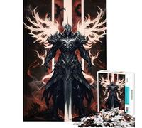 Jigsaw Puzzle for Teenagers 1000 Pieces Infernal Sovereign Practical Game Challenging Game Toys Gifts Ideas Precision Cutting (Size 38x26cm)