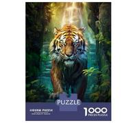 Jigsaw Puzzle for Teenagers 1000 Pieces Jungle Guardian Jigsaws for Adults Hands-on Game Enhance Memory Parent-child Interaction 52x38cm/1000pcs