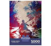 Jigsaw Puzzle for Teenagers 1000 Pieces Kayaking Through Nature Adult Puzzles Toy Wall Decor But Fun And Humorous for Is Ideal As A Gift 70x50cm/1000pcs