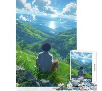 Jigsaw Puzzle for Teenagers 1000 Pieces Looking at The Horizon 1000 Jigsaw Puzzle Relax Games Great Gifts for Games Improve Memory (38x52cm)