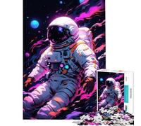 Jigsaw Puzzle for Teenagers 1000 Pieces Lost in The Neon Glow Difficult And Challenge Tough Challenge Family Games Suitable for People Aged 14 And Above (50x75cm)