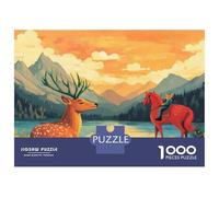 Jigsaw Puzzle for Teenagers 1000 Pieces Magical Forest Adventure Jigsaw Puzzle Relax Games Difficult Hard Difficult And Challenge 38x26cm/1000pcs