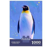 Jigsaw Puzzle for Teenagers 1000 Pieces Majestic Penguin Portrait Jigsaws for Adults Hands-on Game Wall Art Unique Gifts for Birthday And Christmas 38x26cm/1000pcs