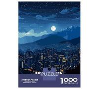 Jigsaw Puzzle for Teenagers 1000 Pieces Medellin Colombia Night Cityscape Jigsaw Relaxing Games But Fun And Humorous Birthday And Unique Gifts 70x50cm/1000pcs