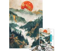 Jigsaw Puzzle for Teenagers 1000 Pieces Nature Gold Decor Difficult And Challenge Birthday Present Educational Game for 14+ Puzzle Game Offered (50x75cm)