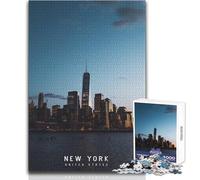 Jigsaw Puzzle for Teenagers 1000 Pieces New York Impossible Game Family Activities Secret Santa Gifts Size 38x52cm