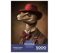 Jigsaw Puzzle for Teenagers 1000 Pieces Noble Boss Suit Snake Jigsaws for Adults Hands-on Game Enhance Memory Parent-child Interaction 70x50cm/1000pcs