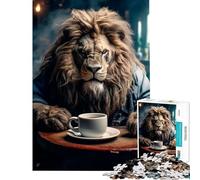 Jigsaw Puzzle for Teenagers 1000 Pieces Not Without My Coffee Educational Challenge Improve Memory Fun Games for 14+ Puzzle Game Offered (50x75cm)