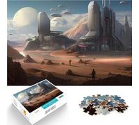 Jigsaw Puzzle for teenagers 1000 Pieces Other Worlds v4 Denksportaufgabe für Jedes Stück ist einzigartig Anspruchsvolles Familienspiel52x38cm