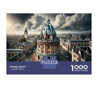 Jigsaw Puzzle for Teenagers 1000 Pieces Oxford University Campus Jigsaw Puzzle Relax Games Difficult Hard Difficult And Challenge 38x26cm/1000pcs