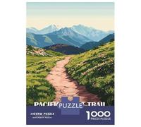 Jigsaw Puzzle for Teenagers 1000 Pieces Pacific Crest Trail USA Landscape Puzzle for Adults Relax Games For Family Fun for Is Ideal As A Gift 70x50cm/1000pcs