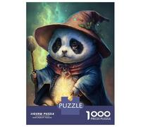 Jigsaw Puzzle for Teenagers 1000 Pieces Panda Witch Jigsaw for Adults Hands-on Game Analysis And Logic Parent-child Interaction 70x50cm/1000pcs