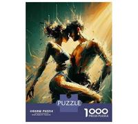 Jigsaw Puzzle for Teenagers 1000 Pieces Passionate Dance Jigsaws for Adults Hands-on Game Wall Art Unique Gifts for Birthday And Christmas 52x38cm/1000pcs