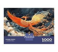 Jigsaw Puzzle for Teenagers 1000 Pieces Phoenix in Flight Jigsaws for Adults Family Games Perfect Decoration for Is Ideal As A Gift 70x50cm/1000pcs