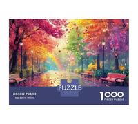 Jigsaw Puzzle for Teenagers 1000 Pieces Rainbow in The Rain Forest Jigsaw Puzzle Relax Games Difficult Hard Difficult And Challenge 70x50cm/1000pcs