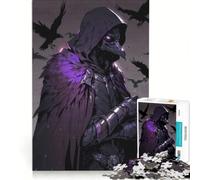 Jigsaw Puzzle for Teenagers 1000 Pieces Raven Lord Assassin Toy Wall Decor Difficult And Challenge Challenging Game Gifts 38x26cm