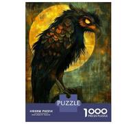 Jigsaw Puzzle for Teenagers 1000 Pieces Ravens Glow Jigsaw Relaxing Games But Fun And Humorous Birthday And Unique Gifts 38x26cm/1000pcs
