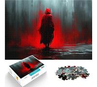 Jigsaw Puzzle for teenagers 1000 Pieces Red Hooded Figure Familienspiel für und Die Liebe zwischen Paaren stärken38x26cm