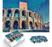 Jigsaw Puzzle for teenagers 1000 Pieces Roman amphitheater in Arle Denkspiel Wanddekoration Einzigartige Geburtstags- und Weihnachtsgeschenke75x50cm