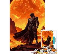 Jigsaw Puzzle for Teenagers 1000 Pieces Sci-Fi Warrior on Alien Planet Help The Brain Exercise Difficult Challenge Family Game Suitable for Ages 14 And Up (38x52cm)