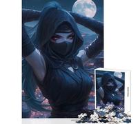 Jigsaw Puzzle for Teenagers 1000 Pieces Shadowed Assassin Interactive Family Leisure Activity Ideal Festive Holiday Present (38X52cm)