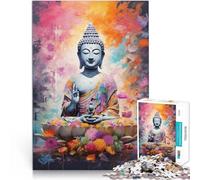 Jigsaw Puzzle for teenagers 1000 Pieces Siddhartha Gautama Artwork Familienspaß einzigartiges Herausforderungsspiel52x38cm