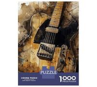 Jigsaw Puzzle for Teenagers 1000 Pieces Single Coil Guitar Jigsaws for Adults Toy Wall Decor Staycation Kill Time Parent-child Interaction 38x26cm/1000pcs