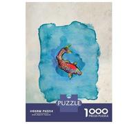 Jigsaw Puzzle for Teenagers 1000 Pieces Small Fish Small Pond Jigsaw for Adults Hands-on Game Analysis And Logic Parent-child Interaction 70x50cm/1000pcs