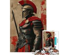 Jigsaw Puzzle for Teenagers 1000 Pieces Sparta Warrior Difficult And Challenge Birthday Present Educational Game for 14+ Puzzle Game Offered (38x52cm)