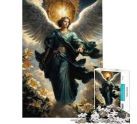 Jigsaw Puzzle for Teenagers 1000 Pieces St. Gabriel Is An Angel Who Serves As A Messenger for God for Birthday, Chrismas Perfect Decoration Impossible Game for And 14 Years And over P