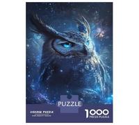 Jigsaw Puzzle for Teenagers 1000 Pieces Starry Owl Majesty Puzzles for Adults Family Games Wall Decoration Birthday And Unique Gifts 38x26cm/1000pcs