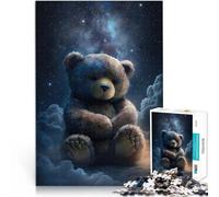 Jigsaw Puzzle for teenagers 1000 Pieces Teddy Bear Style 5 Intellektuelles Spiel mit passendem Poster und Quizblatt75x50cm