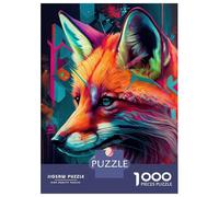Jigsaw Puzzle for Teenagers 1000 Pieces The Clever Fox Jigsaws for Adults Hands-on Game Enhance Memory Parent-child Interaction 38x26cm/1000pcs