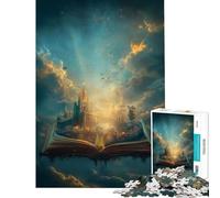 Jigsaw Puzzle for Teenagers 1000 Pieces The Cloudborne Chapters Practical Game Challenging Game Toys Gifts Ideas Precision Cutting (Size 38x52cm)