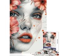 Jigsaw Puzzle for Teenagers 1000 Pieces The Fairys Eyes Brain Teaser Game Improve Memory Toy Wall Decor with Matching Poster And Trivia Sheet (38x26cm)