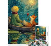 Jigsaw Puzzle for Teenagers 1000 Pieces The Little Prince And The Fox Educational Games Analysis And Logic DIY Toys Parent-child Interaction (38X52CM)