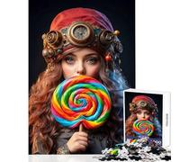 Jigsaw Puzzle for Teenagers 1000 Pieces The Lollipop Muse Educational Games Analysis And Logic DIY Toys Parent-child Interaction (38X26CM)
