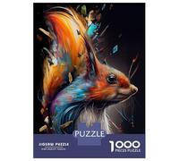 Jigsaw Puzzle for Teenagers 1000 Pieces The Nimble Squirrel Jigsaws for Adults Hands-on Game Enhance Memory Parent-child Interaction 52x38cm/1000pcs