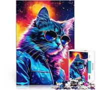 Jigsaw Puzzle for teenagers 1000 Pieces The Pawsome cat Denksportaufgabe für Jedes Stück ist einzigartig Anspruchsvolles Familienspiel52x38cm