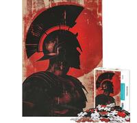 Jigsaw Puzzle for Teenagers 1000 Pieces The Roman Centurion Paint Difficult And Challenge Birthday Present Educational Game for 14+ Puzzle Game Offered (50x75cm)