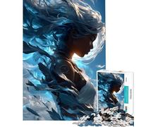 Jigsaw Puzzle for Teenagers 1000 Pieces The Windborne Goddess Practical Game Challenging Game Toys Gifts Ideas Precision Cutting (Size 38x52cm)