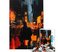 Jigsaw Puzzle for Teenagers 1000 Pieces Thoughts in Glow Challenging To Complete For Family Fun Anti-Stress Toys for Ages 14 And over (38x52cm)