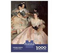 Jigsaw Puzzle for Teenagers 1000 Pieces Three Women in A Gilded Room Jigsaw for Adults Hands-on Game Analysis And Logic Parent-child Interaction 70x50cm/1000pcs