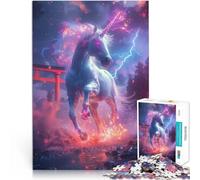 Jigsaw Puzzle for teenagers 1000 Pieces Torii Gate Unicorn pädagogische Herausforderung Lustiges Geschenk52x38cm