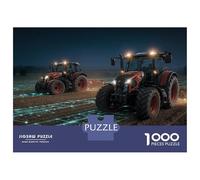 Jigsaw Puzzle for Teenagers 1000 Pieces Tractors with GPS Navigation System Adult Puzzles Anti-Stress Toys Wall Decoration Parent-child Interaction 70x50cm/1000pcs